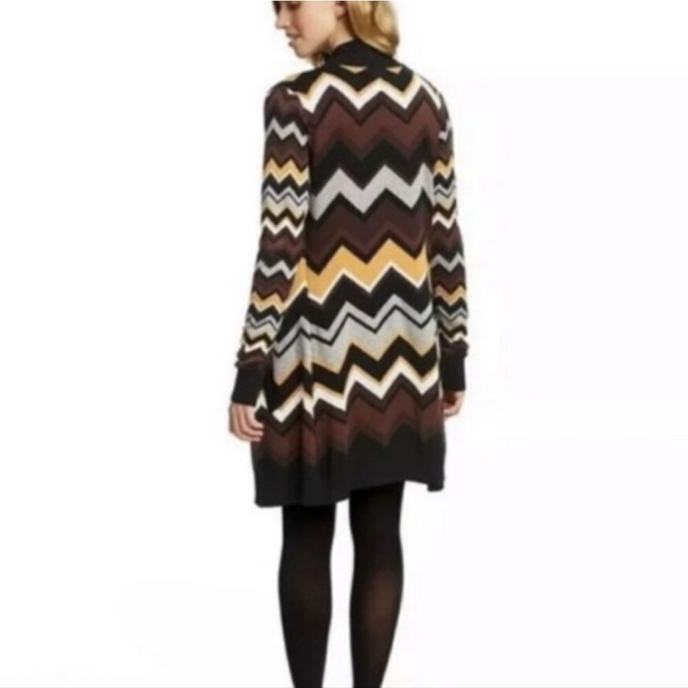 Missoni for Target Zig Zag Chevron Long Tunic Cardigan Sweater Size Medium - Picture 11 of 11